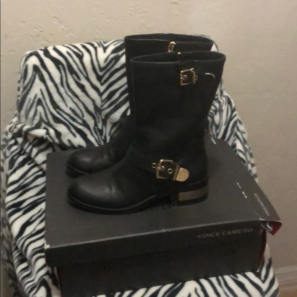 Vince Camuto Black-heel Boots